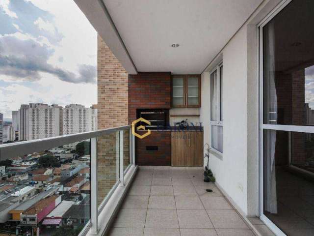 Locação:Apartamento com 3 dormitórios, 1 suíte, varanda gourmet, 110 m² por R$ 7.828/mês - Vila Leopoldina - São Paulo/SP