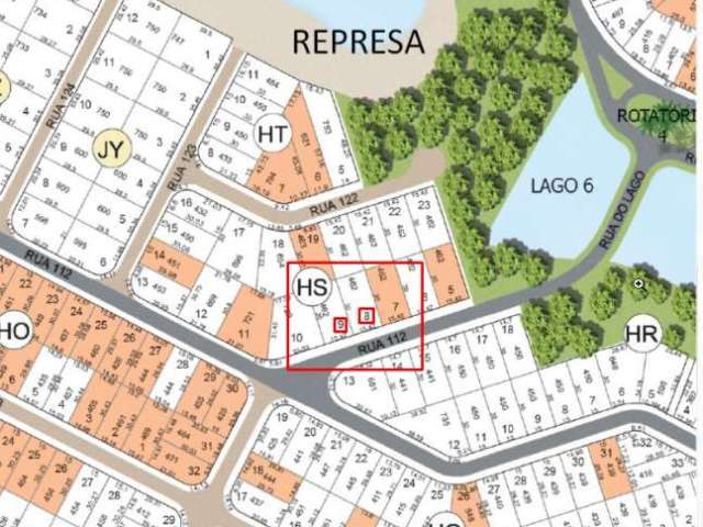 Terrenos a venda no condomínio Riviera de Santa Cristina XIII - SETOR IATE
