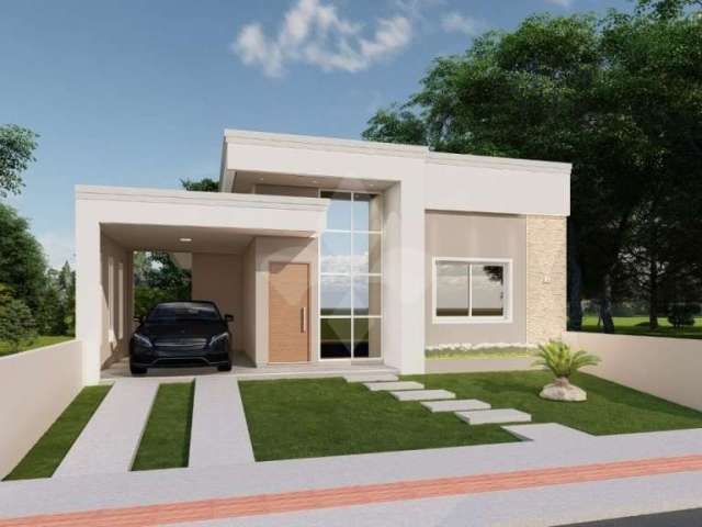 Casa em condomínio fechado com 2 quartos à venda na Acedino Machado, 2, Caminho Novo, Palhoça por R$ 620.400