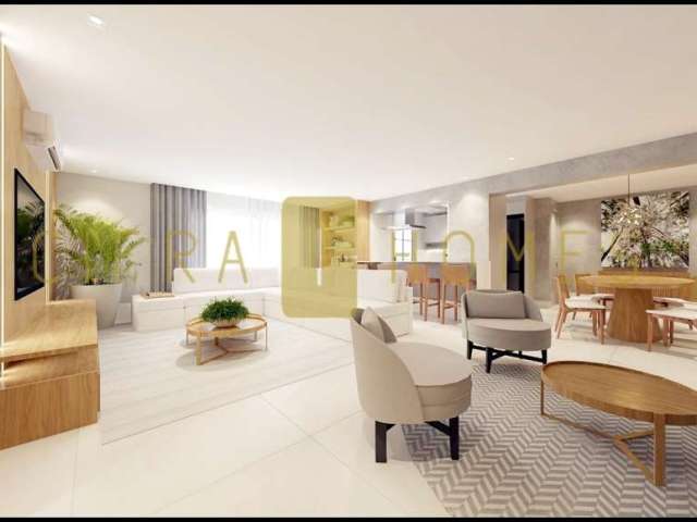 Apartamento elegante para venda ou locação de 125 m², com 2 suítes modernas, 1 vaga de garagem, mui