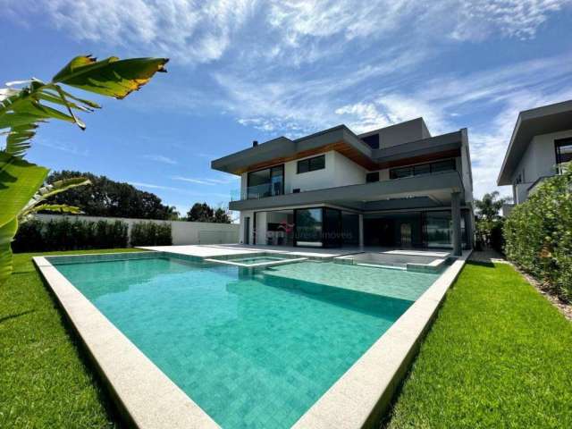 Casa em condomínio fechado com 6 quartos à venda, 1000 m² por R$ 13.800.000 - Jurerê Internacional - Florianópolis/SC