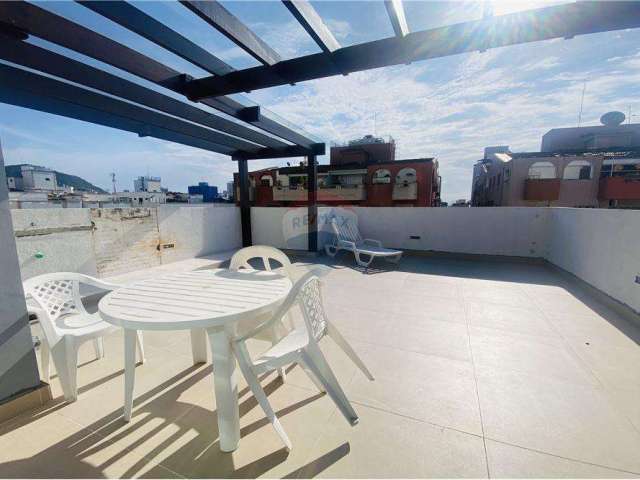 Cobertura  com 2 dormitórios para alugar, 134m² por R$ 3.500,00/mês - Asturias - Guarujá/SP