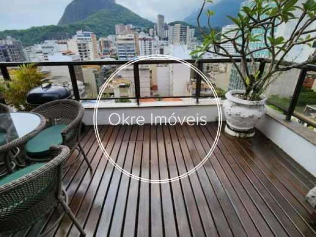 Cobertura com 2 quartos à venda na Avenida Bartolomeu Mitre, Leblon, Rio de Janeiro, 109 m2 por R$ 2.750.000