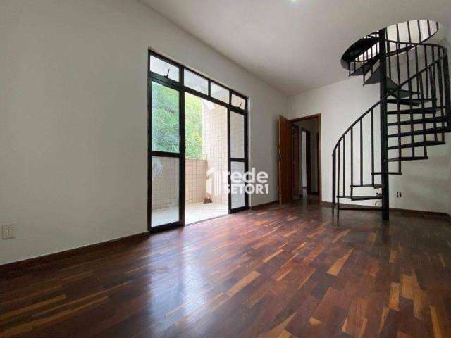 Cobertura com 3 quartos para alugar, 108 m² por R$ 1.890/mês - Cascatinha - Juiz de Fora/MG
