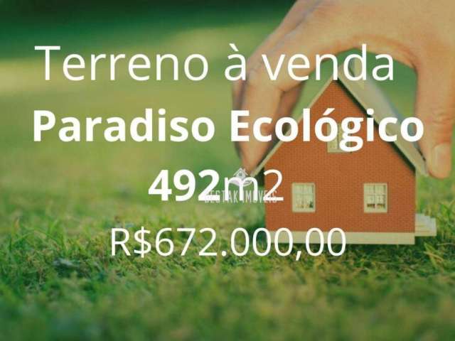 Terreno em condominio fechado à venda, 492 m² por R$ 672.000 - Granja Marileusa - Uberlândia/MG