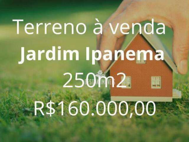 Terreno à venda, 250 m² por R$ 160.000,00 - Jardim Ipanema - Uberlândia/MG
