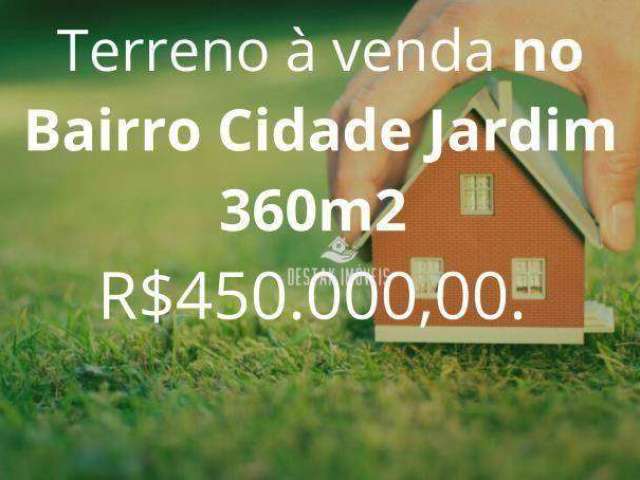 Terreno à venda, 360 m² por R$ 683.000,00 - Cidade Jardim - Uberlândia/MG