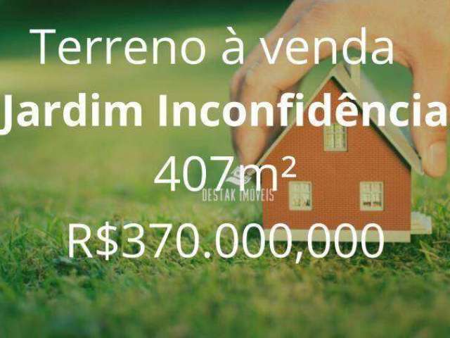 Terreno à venda, 407 m² por R$ 370.000 - Jardim Inconfidência - Uberlândia/MG