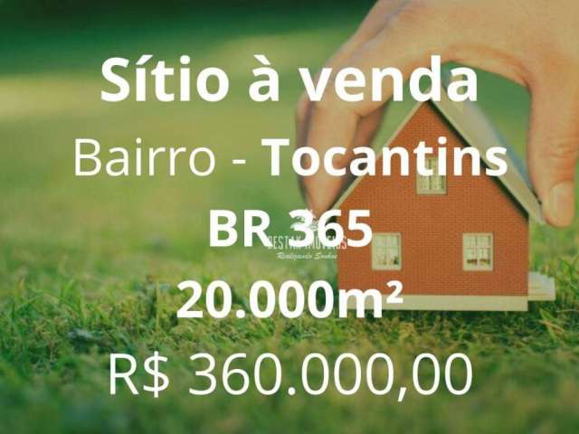 Fazenda com 3 dormitórios à venda, 20000 m² por R$ 330.000,00 - Tocantins - Uberlândia/MG
