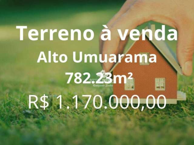 Terreno à venda, 782 m² por R$ 1.170.000,00 - Alto Umuarama - Uberlândia/MG
