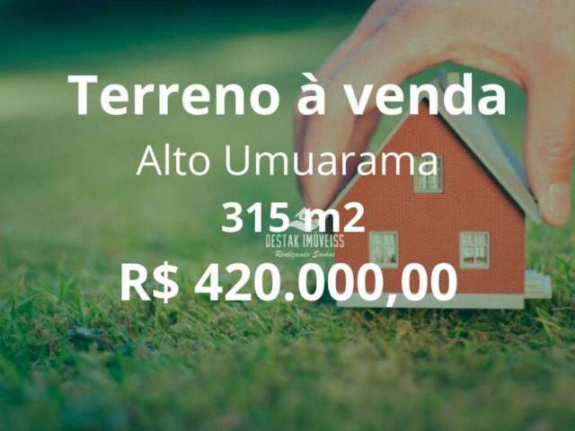 Terreno à venda, 315 m² por R$ 420.000,00 - Alto Umuarama - Uberlândia/MG
