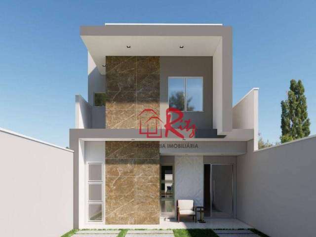 Casa com 4 dormitórios à venda, 140 m² por R$ 550.000,00 - Tamatanduba - Eusébio/CE