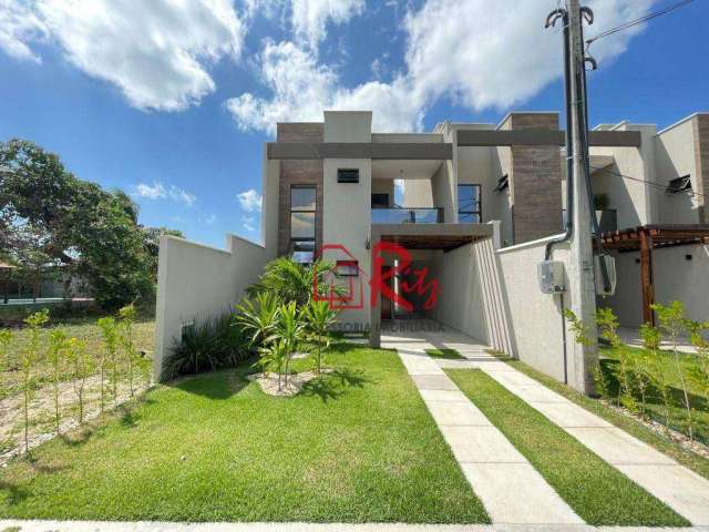 Casa com 4 dormitórios à venda, 128 m² por R$ 489.000,00 - Porto das Dunas - Aquiraz/CE