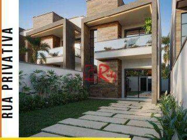 Casa com 3 dormitórios à venda, 111 m² por R$ 559.000,00 - Encantada - Eusébio/CE