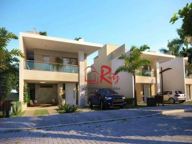 Casa com 3 dormitórios à venda, 177 m² por R$ 847.728 - Jacunda - Aquiraz/CE