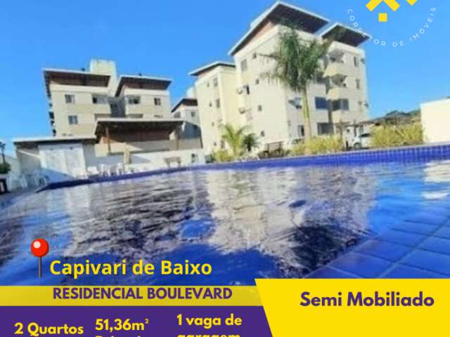 Residencial Boulevard semi mobiliado em Capivari de Baixo
