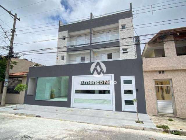Apartamento Duplex com 2 dormitórios à venda, 100 m² por R$ 465.000,00 - Utinga - Santo André/SP