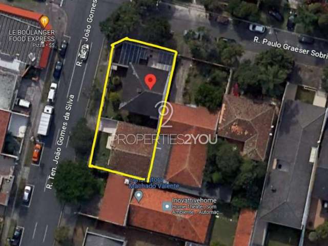 Terreno comercial à venda na Rua Tenente João Gomes da Silva, Mercês, Curitiba, 471 m2 por R$ 1.390.000