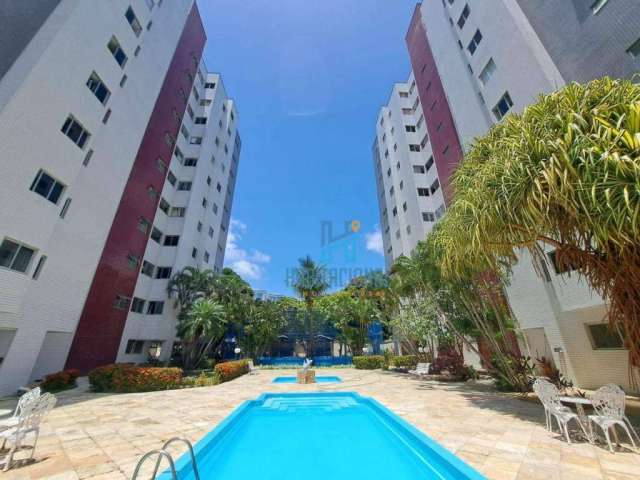 Apartamento com 3 dormitórios para alugar, 98 m² por R$ 2.500,00/mês - Lagoa Nova - Natal/RN