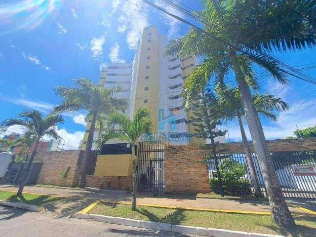 Apartamento com 2 dormitórios para alugar, 62 m² por R$ 2.351,87/mês - Capim Macio - Natal/RN