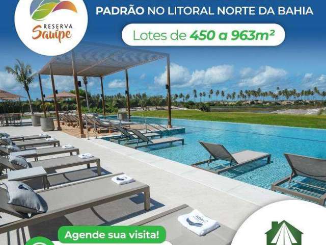 Reserva Sauípe - Lote residencial com 450 m2 em Costa do Sauípe