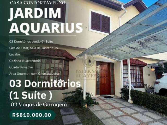 Casa com 3 dormitórios à venda, 96 m² por R$ 950.000,00 - Parque Residencial Aquarius - São José dos Campos/SP