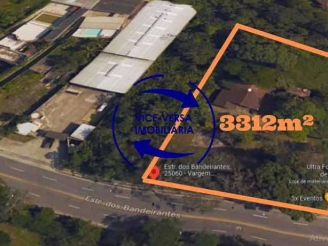 Terreno à venda na Estrada dos Bandeirantes, Vargem Grande, Rio de Janeiro, 3312 m2 por R$ 3.000.000