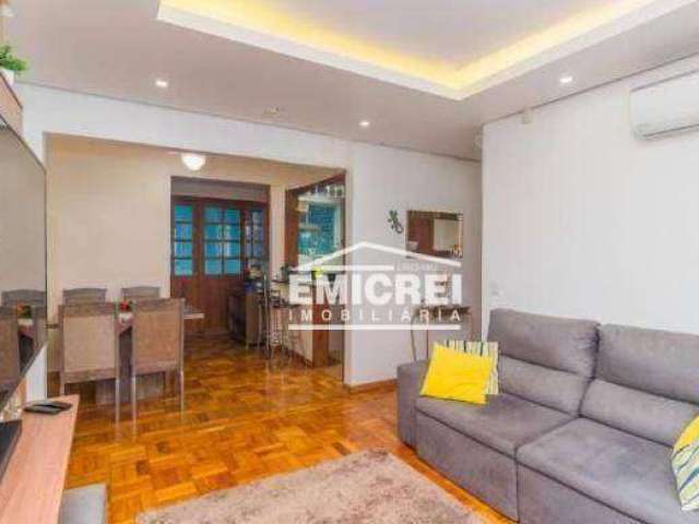 Apartamento térreo com 2 dormitórios e garagem fechada à venda, 90 m² por R$ 298.000 - Padre Reus - São Leopoldo/RS