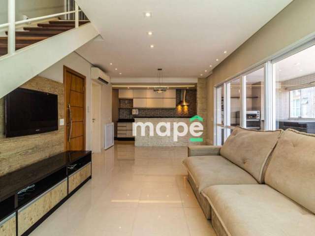 Apartamento Duplex com 2 dormitórios à venda, 121 m² por R$ 1.400.000,00 - Gonzaga - Santos/SP