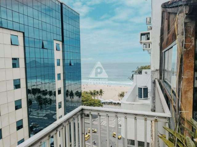 Cobertura incrível em Copacabana com vista lateral para o mar. Luxo, conforto e localização privilegiada. Imperdível!