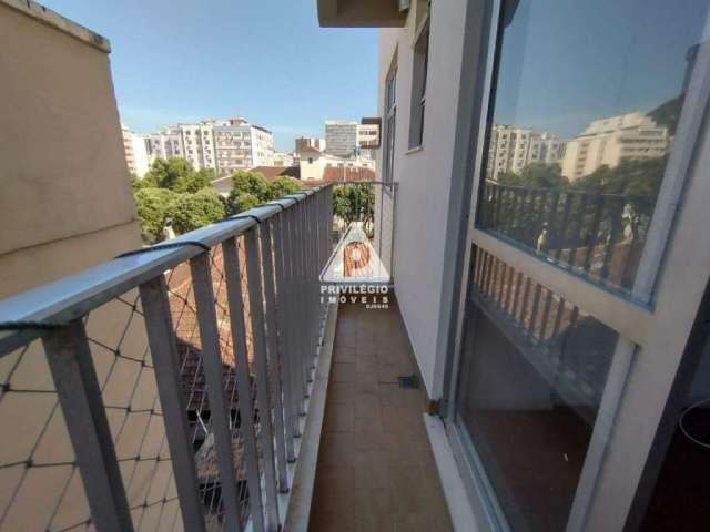 Apartamento à venda em Botafogo, 1 quarto, varanda, dependência completa, 1 vaga na escritura