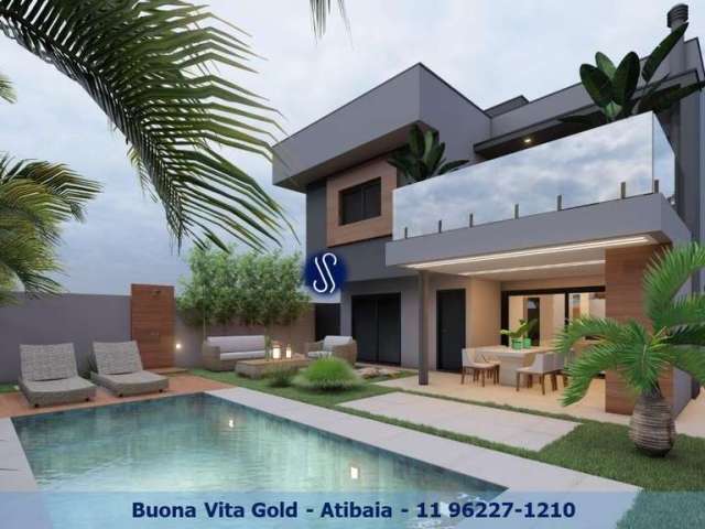 Casa em Condomínio para Venda em Atibaia, Buona Vita Gold, 4 suítes, 2 banheiros, 2 vagas