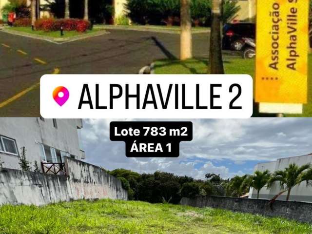 LOTE  783 m2 plano ALPHAVILLE 2