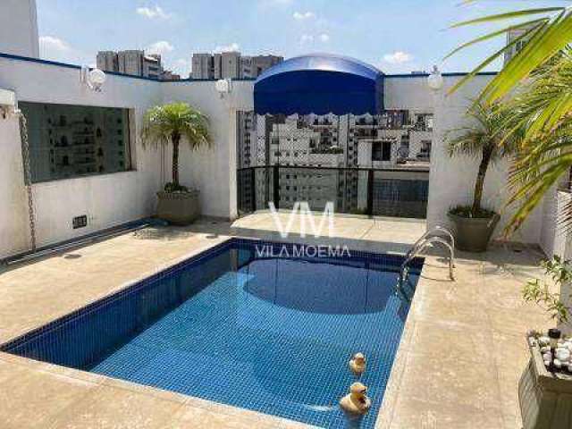 Cobertura com 4 dormitórios à venda, 482 m² por R$ 5.800.000,00 - Moema - São Paulo/SP
