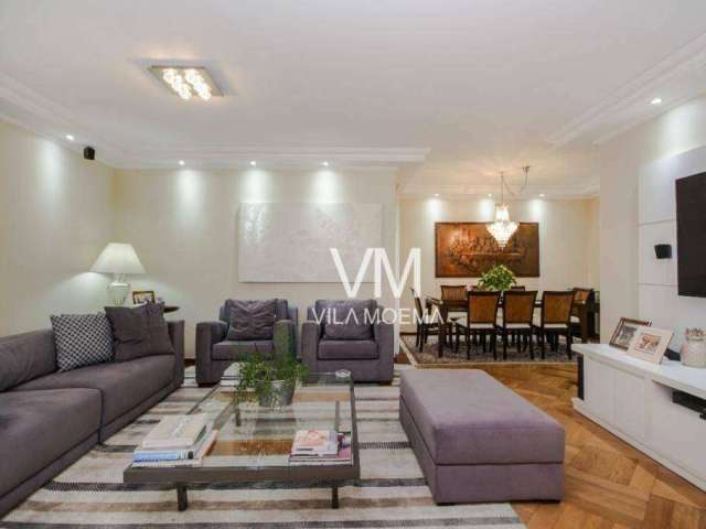Apartamento com 4 dormitórios, 198 m² - venda por R$ 2.900.000,00 ou aluguel por R$ 17.315,00/mês - Moema - São Paulo/SP