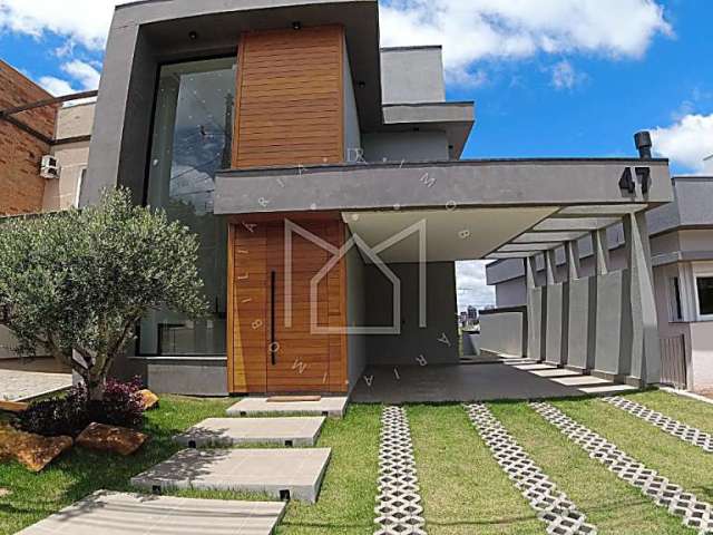 Casa em condomínio fechado com 3 quartos à venda na Rua Antonio Baggio, 40, Villa Lucchesi, Gravataí, 159 m2 por R$ 950.000