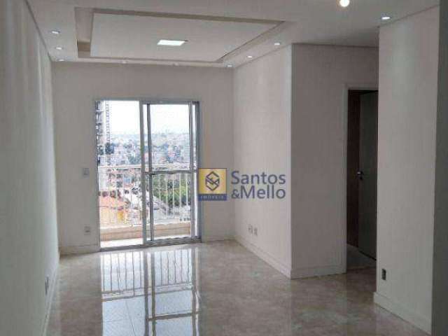 Apartamento com 2 dormitórios, 55 m² - venda por R$ 335.000,00 ou aluguel por R$ 2.028,00/mês - Vila Humaitá - Santo André/SP