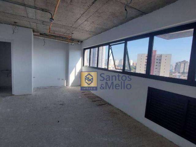 Sala para alugar, 37 m² por R$ 2.935,00/mês - Vila Assunção - Santo André/SP