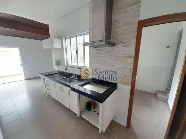 Cobertura com 2 dormitórios para alugar, 50 m² por R$ 1.943,18/mês - Jardim Santo Alberto - Santo André/SP