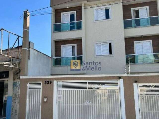 Cobertura com 2 dormitórios para alugar, 110 m² por R$ 2.890,00/mês - Parque das Nações - Santo André/SP