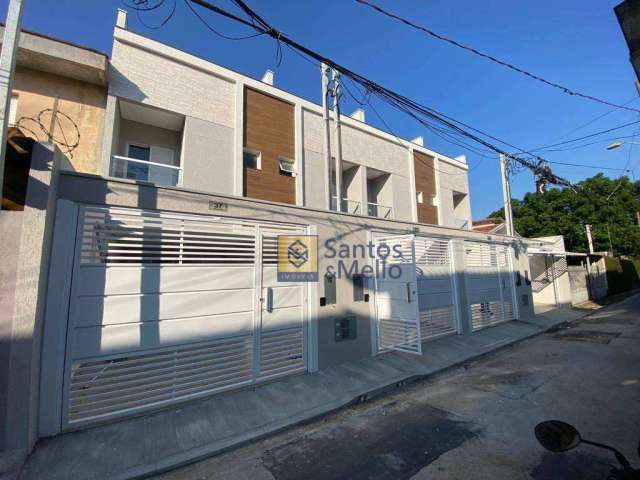 Sobrado com 3 dormitórios, 145 m² - venda por R$ 650.000,00 ou aluguel por R$ 3.364,00/mês - Vila Homero Thon - Santo André/SP