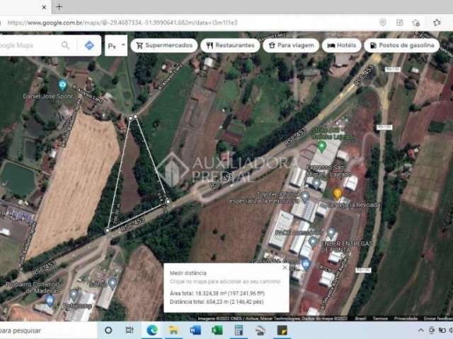 Terreno comercial à venda na RSC-453, 1, Floresta, Lajeado, 18269 m2 por R$ 1.696.000