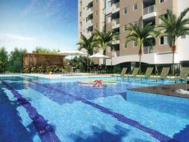 Apartamento com 3 dormitórios para alugar, 84 m² por R$ 3.793,50/mês - Cidade Nova II - Indaiatuba/SP