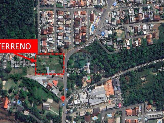 Vende um Terreno de 6.277,25 m² na Rua Barão de Indaiá – Flores (Manaus/AM)