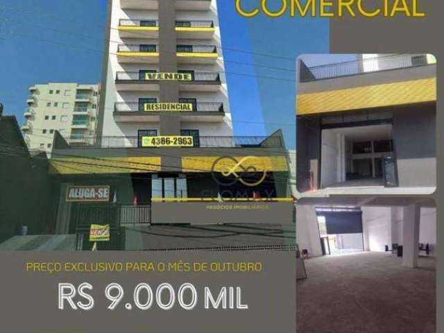 Salão para alugar, 250 m² por R$ 10.200/mês - Vila Galvão - Guarulhos/SP