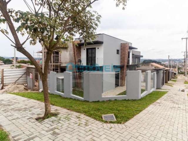 Casa em condomínio fechado com 3 quartos à venda na Rua Joaquim Rocha, 1027, Maracanã, Colombo, 82 m2 por R$ 510.000