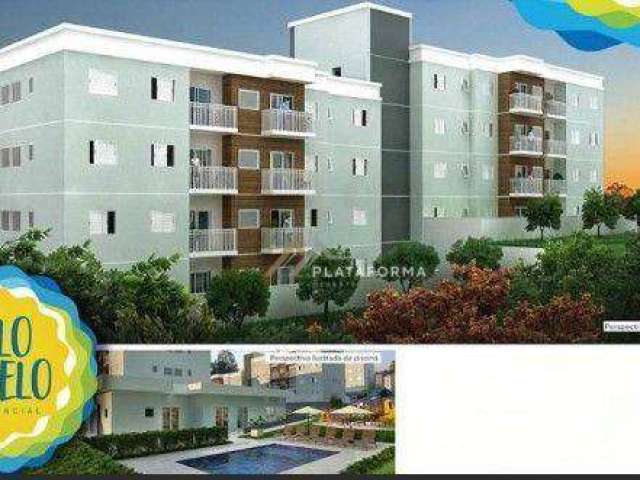 Apartamento Garden com 2 dormitórios, 94 m² - venda por R$ 434.600 ou aluguel por R$ 2.050/mês - Santa Claudina - Vinhedo/SP