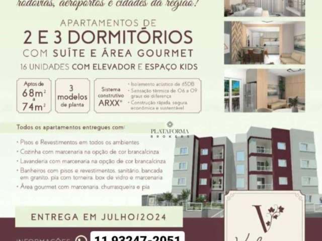 Apartamento à venda por R$ 525.000,00 - Quinta das Videiras - Louveira/SP