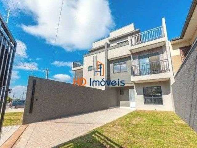 Sobrado novo com 3 dormitórios à venda, 129 m² por R$ 848.999 - Uberaba - Curitiba/PR
