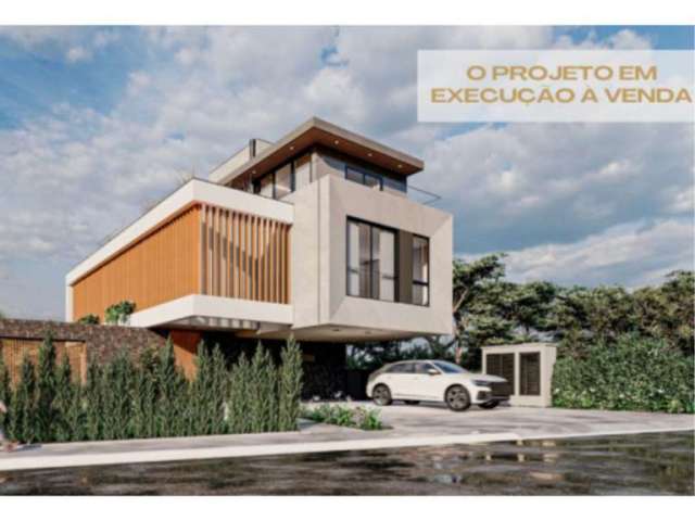 Casa em Condomínio fechado com 4 suítes e 6 vagas de garagem no Bairro Ariribá - Balneário Camboriú